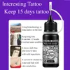 Microblading Accessories Tattoo Ink Henna Paste Cone with Stencil DIY Fashionable Juice for Body Tattoo Painting Supplies