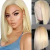 Ishow 613 Blonde Color 13*1 T Lace Front Wig Human Hair Wigs Natural Black Bob Brazilian Peruvian Straight for Women All Ages 8-28inch