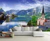 Страна Ctyle обои создает мечтательный Austrian Style Красивая деревня HD обои Indoor TV фона украшения стены Mural обои