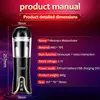 Automatisk manlig masturbator för män Electric Telescopic Pocket Vagina Real Pussy 18 Vuxen Erotiska sexleksaker för män Masturbatings T25271686