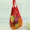 S wiederverwendbare Schnur Shopping Corrocery Bag Shopper Tasche Netz gewebtes Baumwollbeutel Wickelbeutel Fishnet Stick -Einkaufstaschen Y7979174