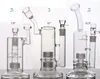 Mobius Stereo Matrix Perc- Nieuwe Recycler Oil Rigs Glass Water Bongs Pijpen voor rookbuis met stereo perc-koperen glazen olievertuig 12 inches 12 inch