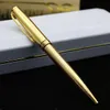 Varumärke Ballpoint Pen All Metal Gold Ballpoint Pen Office Godkvalitet Pennar Skolleverantörer Stationer Ställinfyllning 07 mm Pennor för Writi5422441