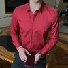 2020 Mannen Nieuwe Mode Katoenen Shirt Met Lange Mouwen Effen Slim Fit Mannelijke Sociale Casual Business Wit Zwart Overhemd 5XL 6XL 7XL 8XL310J