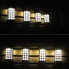 Edison2011 2pcslot LED Retro Solar Light Proof IP65 IP65 Wall Lamp Outdoor Fence Light