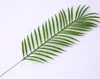 Sztuczne fałszywe plastikowe liście zielone rośliny fałszywe palma liść zieleni dla kwiatowy kompozycja kwiatowa flore dekoracje ślubne GB116