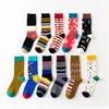 Man Cute British Point Socks Fashion Trend Cotton Casual Male Stocking Retro Novelty Breathable Desinger Tube Matching Sock