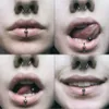 6pcs tiatnium anodized الدائرية الدائرية حدوة الحصان cbr الحاجز الشفاه Labret الحاجب أنف حلقة ثقب جسم المجوهرات 16g