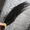 Brasiliani grossolani yaki uomo intrecciata per capelli estensioni dei capelli senza trama 1 pz 10-26 pollici kinky dritto capelli umani bulk 25cm-65cm
