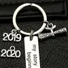 Beginning Graduation Day Hat Class of 2019 Creative Metal Keychain Classmates Friendship Gift