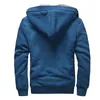 Hot Sale Men's Hooded Casual Brand Hoodies Clothing Wool Liner Mens Winter Thickened Warm Coat Male M-4XL Sweatshirts Outwear