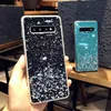 Applicable to Samsung S10plus mobile phone case New S9plus transparent Epoxy glitter Note10 starry quicksand female