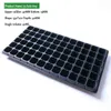 Zwart 50/72/105 Gaten Dikker Nursery Pot Plate Nutrition Bowl Seedling Dienblad voor succulente aanplantpropagatie kieming