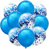 50 teile/los 12 zoll Latex Ballons Und Farbige Konfetti Geburtstag Party Dekorationen Mix Rose Hochzeit Dekoration Helium Ballon