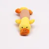 Mini Cartoon Pink Piggy& Yellow Duck Plush Doll Pet Dog& Cat Playing Toys, Stuffed Animals with Sound, Ornament Pendant, Xmas Kid Gifts, 3-1