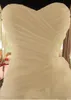 Strapless Pleated Wedding Dresses Cascading Ruffles A-line Bridal Wedding Gowns Plus Size Wedding Dresses Dridal Gowns robe de mar284F