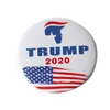 Trump 2020 élection Promotion broche Badge pour élection américaine grand brassard imprimer USA Badges épingles bijoux fête faveur