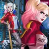 Batman Suicide Squad Harley Quinn Cosplay Perücke Rosa Blau Perücke Z8