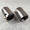 1 Piece 80/93/105MM OUTLET Matte Black Stainless Steel Exhaust Muffler Tail Rear Tip Pipe For M2 M3 M4