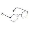 All'ingrosso-Cyxus Fashion Glasses Retro Round Metal Frame Clear Lens Eyewear per donna / uomo -8702