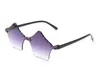 Enfants UV Protection lunettes de soleil enfants filles garçons en plastique pentagramme lunettes de soleil garçon fille lunettes lunettes dégradé lentille sans monture