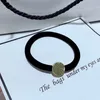 الأزياء المخملية الملمس الأسود المطاط الفرقة رئيس حبل دبوس بدلة لأساور مرونة غطاء الرأس مجوهرات vip هدية
