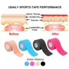 5cm5m Taping kinésiologie bande kinésiologique adhésif sport bande muscle cinta kinésiologica kinesiotape sport élastique bandage4678437