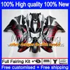 Bodys for Kawasaki 650R ER6 F 650 R ER-6F 2006 2007 2008 204MY.16 ER 6 F 650R-ER6F ER6F 06 08 ER 6F 06 07 08 Matte Black Full Fairing