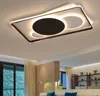 현대 LED 천장 조명 램프 거실 Bedrom 광택 드 plafond moderne 흐리게 원격 현대 LED 천장 램프 MYY