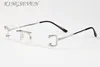 vintage rimless eyeglasses