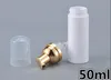 30/50 / 80 ml Plastic Schuimende Fles Zeep Mousses Vloeibare Dispenser Schuim Shampoo Lotion Bottelen Schuim Flessen met Gouden Pomp