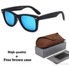 8 Colour High Quanlity Metal hinge Sunglasses men women Brand designer sun glasses Plank frame glass lens uv400 Goggle with cases 9292418