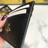 Mini sac à main classique noir en cuir véritable porte-cartes de crédit sacs portefeuille Top qualité mince banque carte d'identité étui étoile pièce poche sac Sma234s