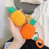 Für AirPods 1 2 Hülle niedliche Cartoon Ananas -Earphone -Hülle für Apple AirPods 2 Deckel Soft Protect Fundas mit Fingerring Strap3011927