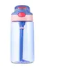 زجاجة 16OZ الاطفال المياه سيبي كأس البلاستيك البهلوانات BPA الحرة تسرب برهان على نطاق واسع الفم زجاجة مع غطاء الوجه تسرب وانسكاب إثبات الكؤوس GGA3235-1