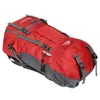 60L büyük kapasiteli su geçirmez dağcılık çantası açık sırt çantası ile yağmur koy