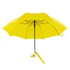 Duck head with wooden handle umbrella Personality black plastic yang cover duck head umbrella 2 fold sunscreen1