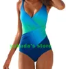 Discount big Swimwear Bikini rainbow gradient fat woman plus size fat woman one piece swimwear high waist Bikinis 2019 Bikini Sets Triangle