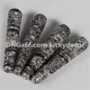 10 Pcs Natural Crocóide Fóssil De Cristal De Quartzo Wand Prazer Pedra Preciosa Handmade Crinoid Jasper Rocha Pedra Massagem Varinha Gua Sha Reflexologia Ferramenta