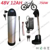 48V 12Ah Li-Ion Su Isıtıcısı Su Şişesi Lityum Pil Bisiklet Pil Elektrikli Bisiklet e-bisiklet için BMS Şarj Göndermek 500 W Motor.