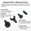 Fitness fascia muscle massage pistolet rechargeable intégré électrique de profonde vibration relaxation masseur femelle 79378904690514