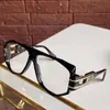 Kryształ Rzadki Vintage Okulary 163 Hip Hop Glasses Okulary Moda Mężczyźni Sunglasses des Lunettes de Soleil UV400 producenta z pudełkiem