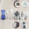 MOQ 10 個ガラスグローブアトマイザードライハーブ気化器 Clearomizer ワックス電球タンク電子タバコ E Cig