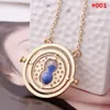 Gem Pendants Necklace Gold Silver Alloy Personality Women Fashion Sand Glass Time Turner Pendant Necklace Men Jewelry Gifts