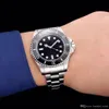 Лучшие мужские часы Deep керамический ободок SEA-Dweller Sapphire Cystal из нержавеющей стали с Glide замок Застежка автоматические механические мужские часы