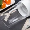 Copo de vidro de vidro gato com tampa de vidro de vidro do filtro dos desenhos animados mão garrafa de água xícara de chá zza313