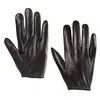 Entier 2017 Top Mode Hommes Gants En Cuir Véritable Poignet En Peau De Mouton Gant Pour Homme Mince Hiver Conduite Cinq Doigts Précipité M017PQ8648307