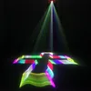 Sharelife Mini 3D RGB Tam Renkli DMX Lazer Tarama Işık Uzaktan Müzik TDM-RGB400 Aydınlatma DJ Ev Partisi Gig Işın Etkisi Stage PRO