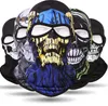 Motorcykel Cykel Scarf Full Face Mask Vindskyddad Tribal Klassisk Skull Mjuk Mesh Tyg Bustas Hood Headwear Cap Neck Ghost Cover