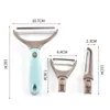 3 i 1 paring kniv Creative Kitchen Tool Avtagbar Tre-Piece Planer Set Multi-Function Melon Planer Tre-Piece Set XD23384